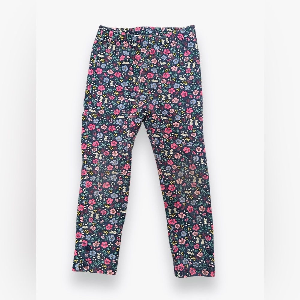 Jojo Maman Bebe Floral Mouse Girls Leggings